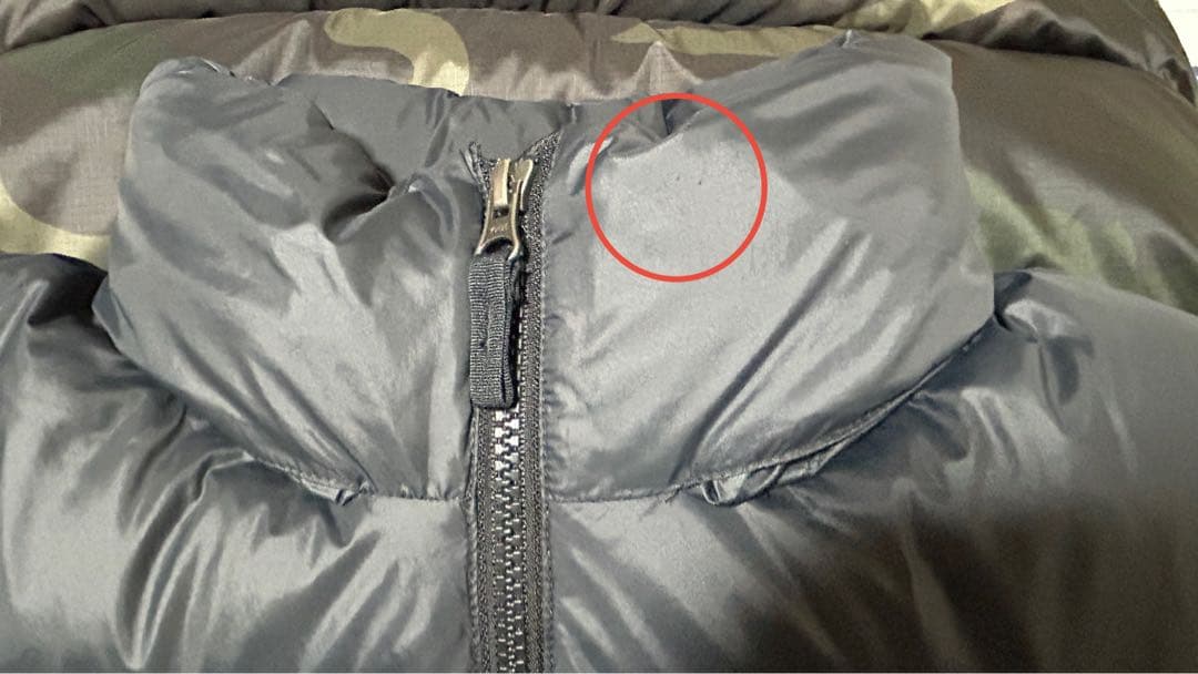 ノースフェイス ヌプシ ダウンベスト 迷彩/カモフラ ND91409