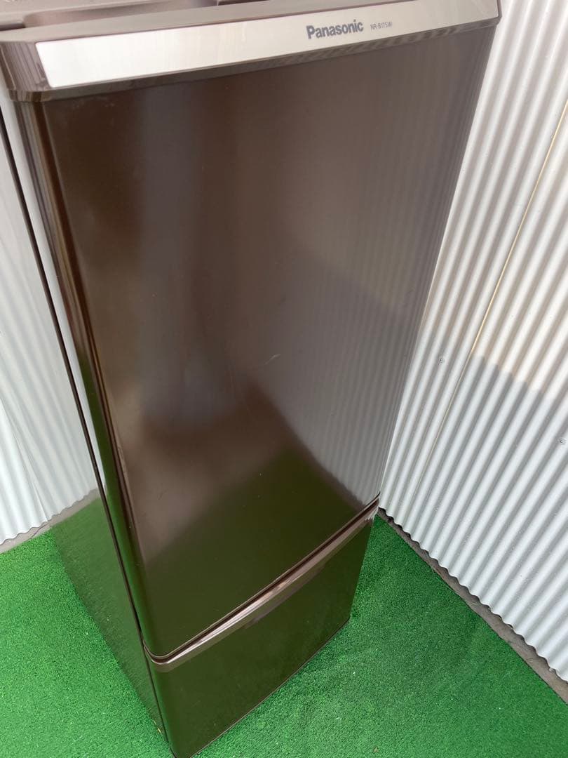 822 パナソニック 168L大きめ2ドア冷蔵庫 ブラウン 一人暮らし 単身