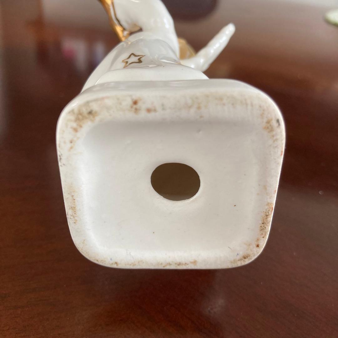 エンゼル人形　森永製菓　エンジェル　天使　置物　　陶器　昭和レトロ