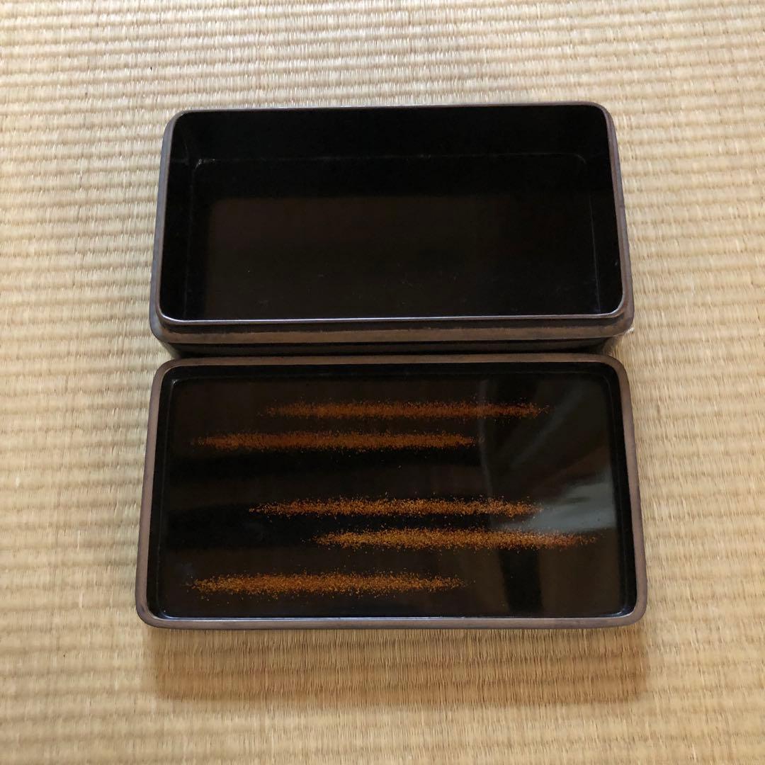 漆器 鯉と松のデザイン