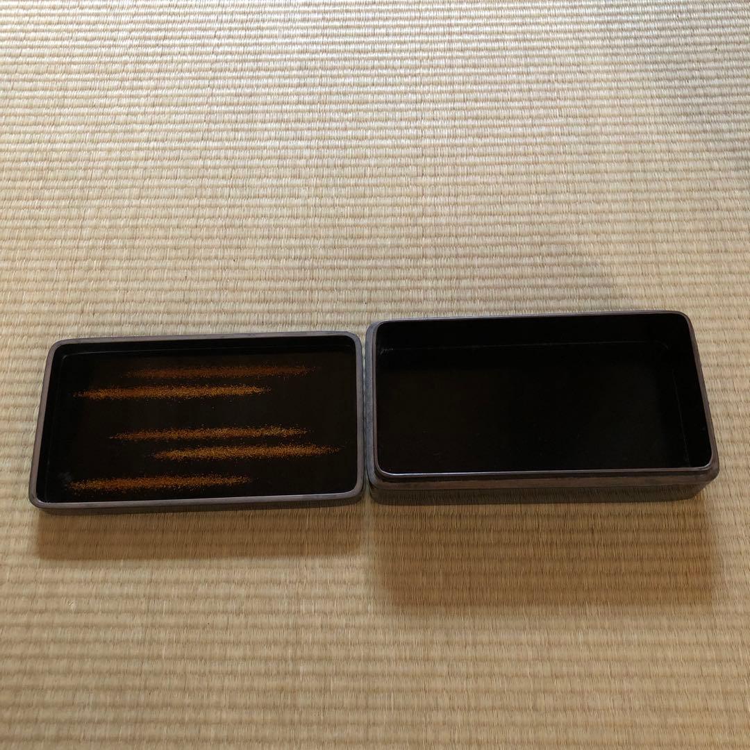 漆器 鯉と松のデザイン