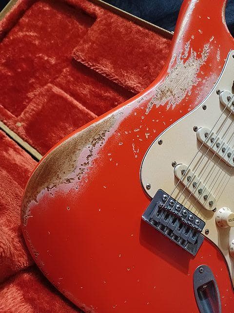 ギター FiestaRed Relic LaquerFinishStratocaster
