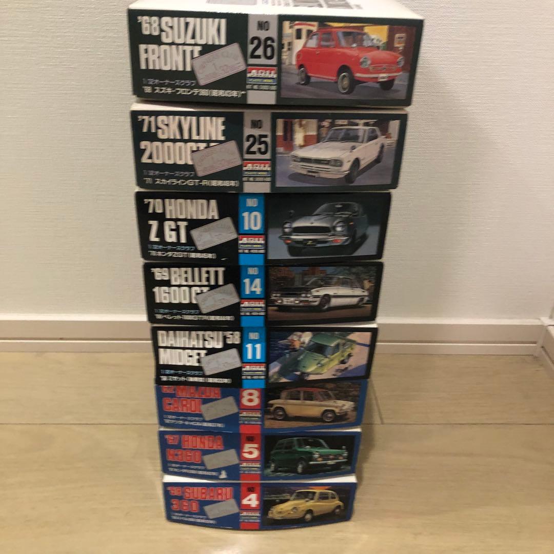 貴重 名車 絶版プラモデル 37台