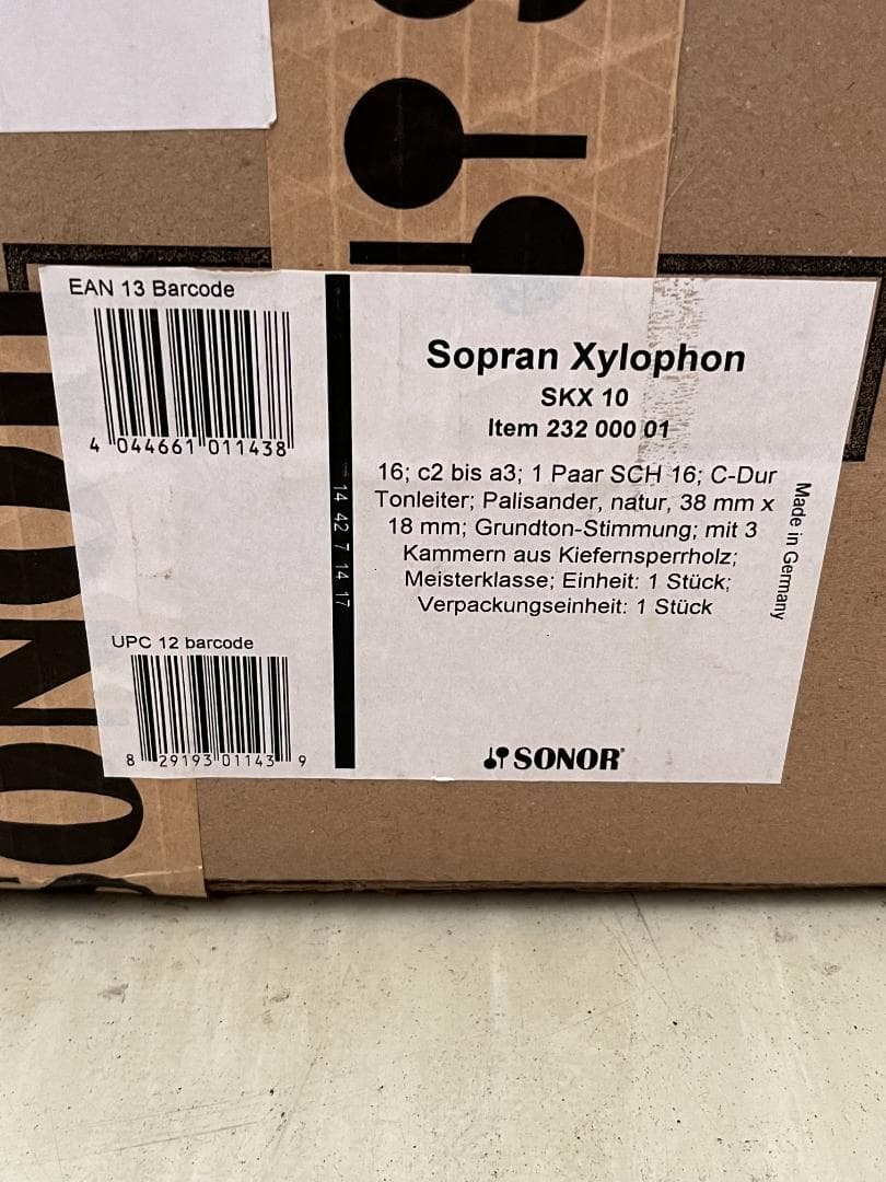 SONOR ソナー ソプラノ シロフォン SKX10