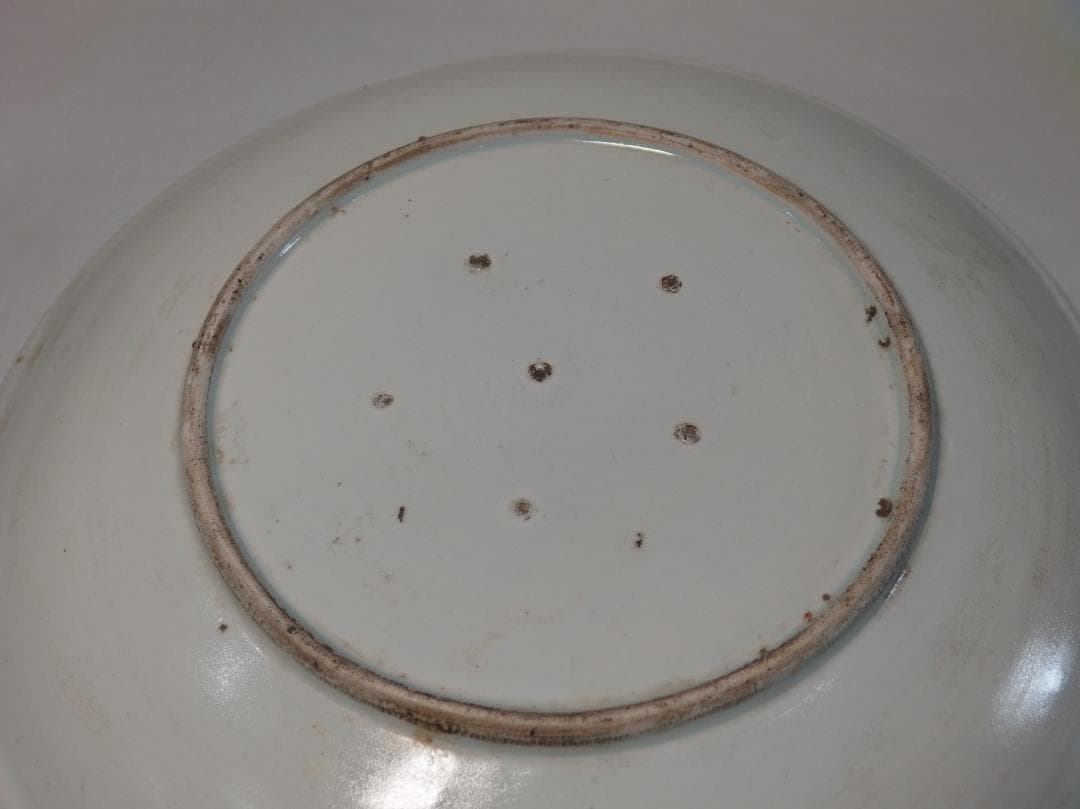 古伊万里染付竹虎図皿/志田窯/30.5㎝