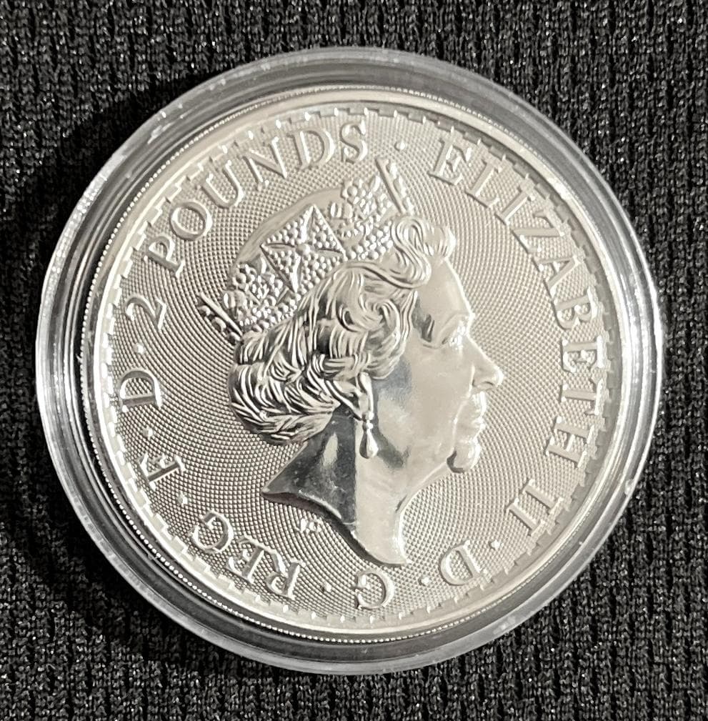 20021年 1oz シルバー ブリタニア コイン イギリス
