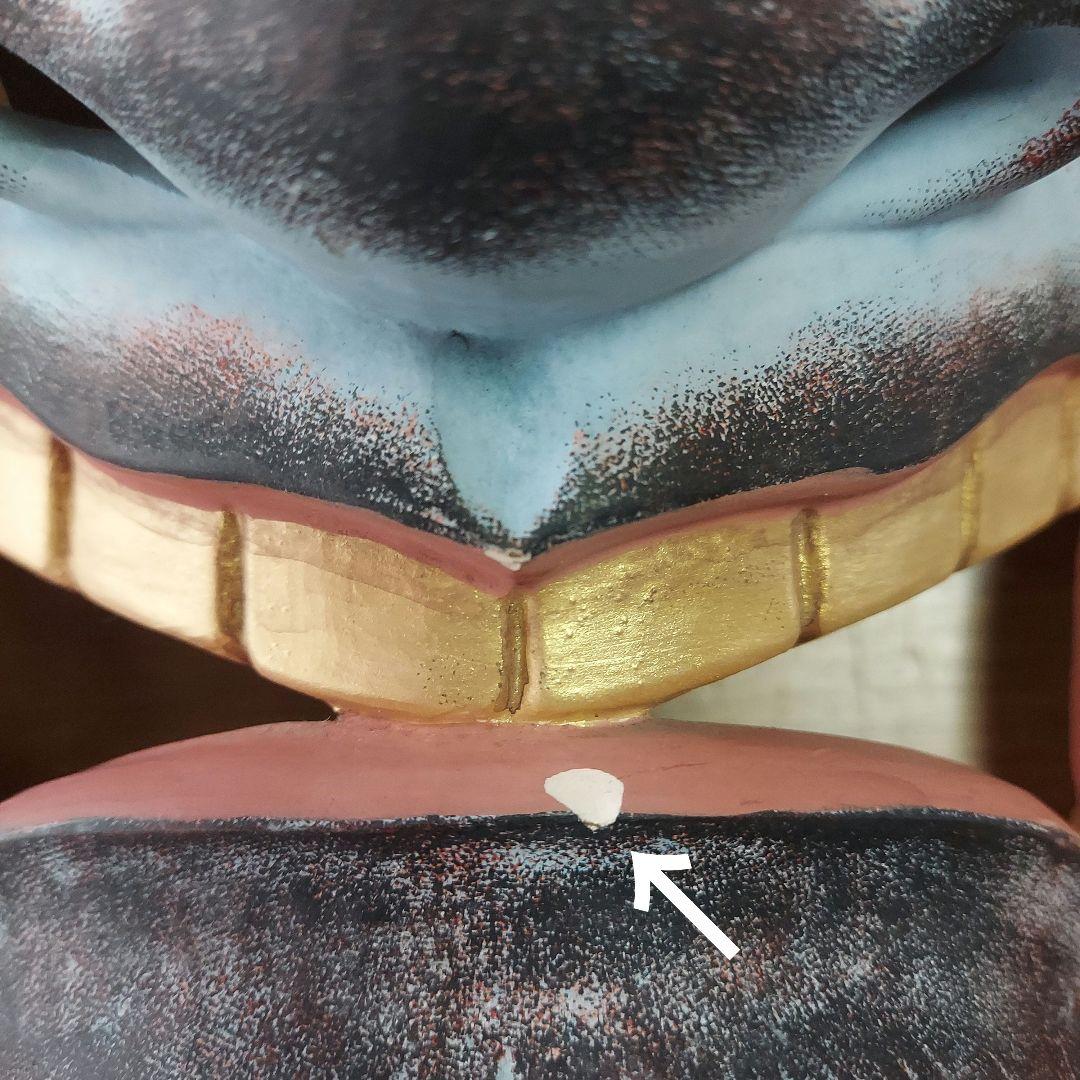 神代人形工房 中島技芸 鬼瓦 鬼面