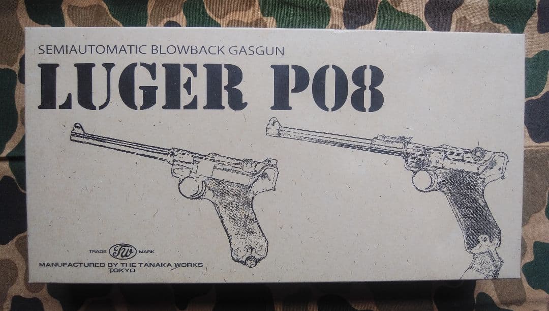 ガスガンタナカルガーp08、8インチヘビーウェイトモデル、対象18歳以上。