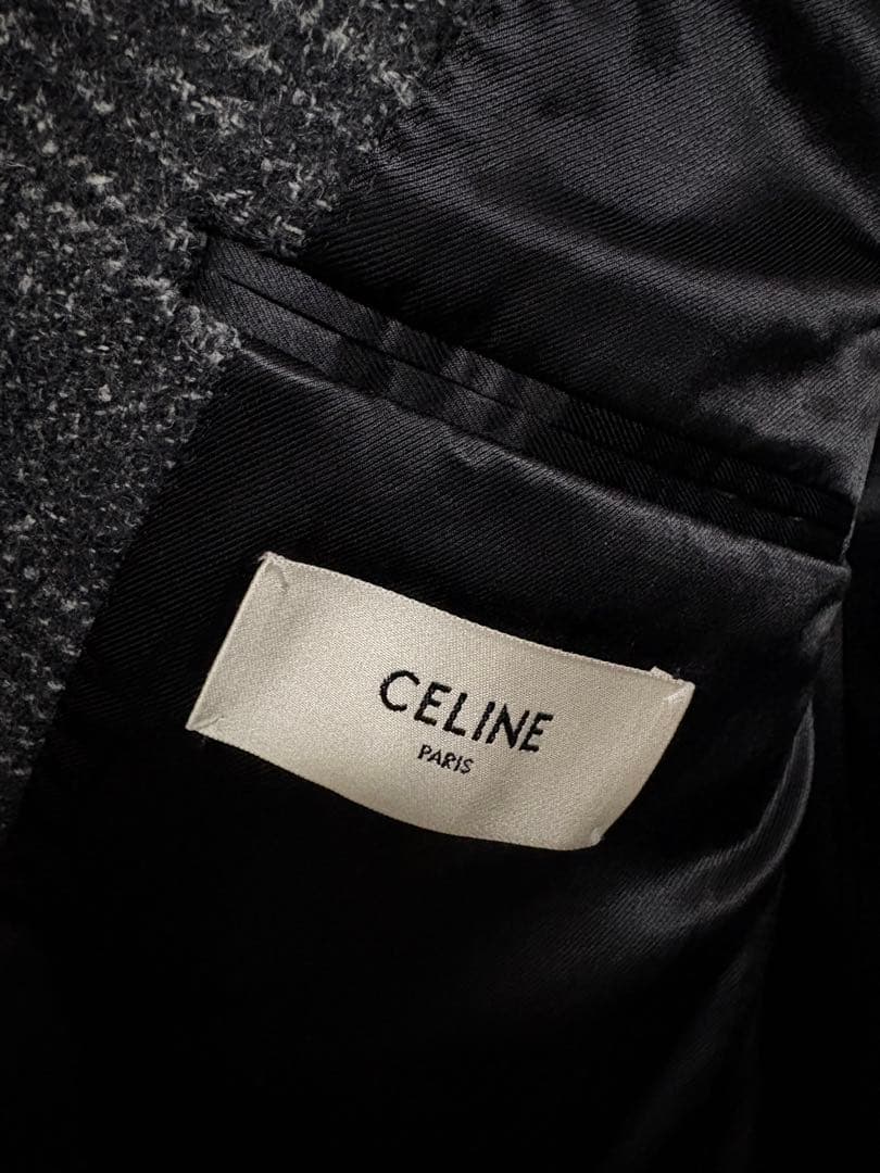 celine 19aw ダブルロングコート 定価６５万 セリーヌ　エディスリマン