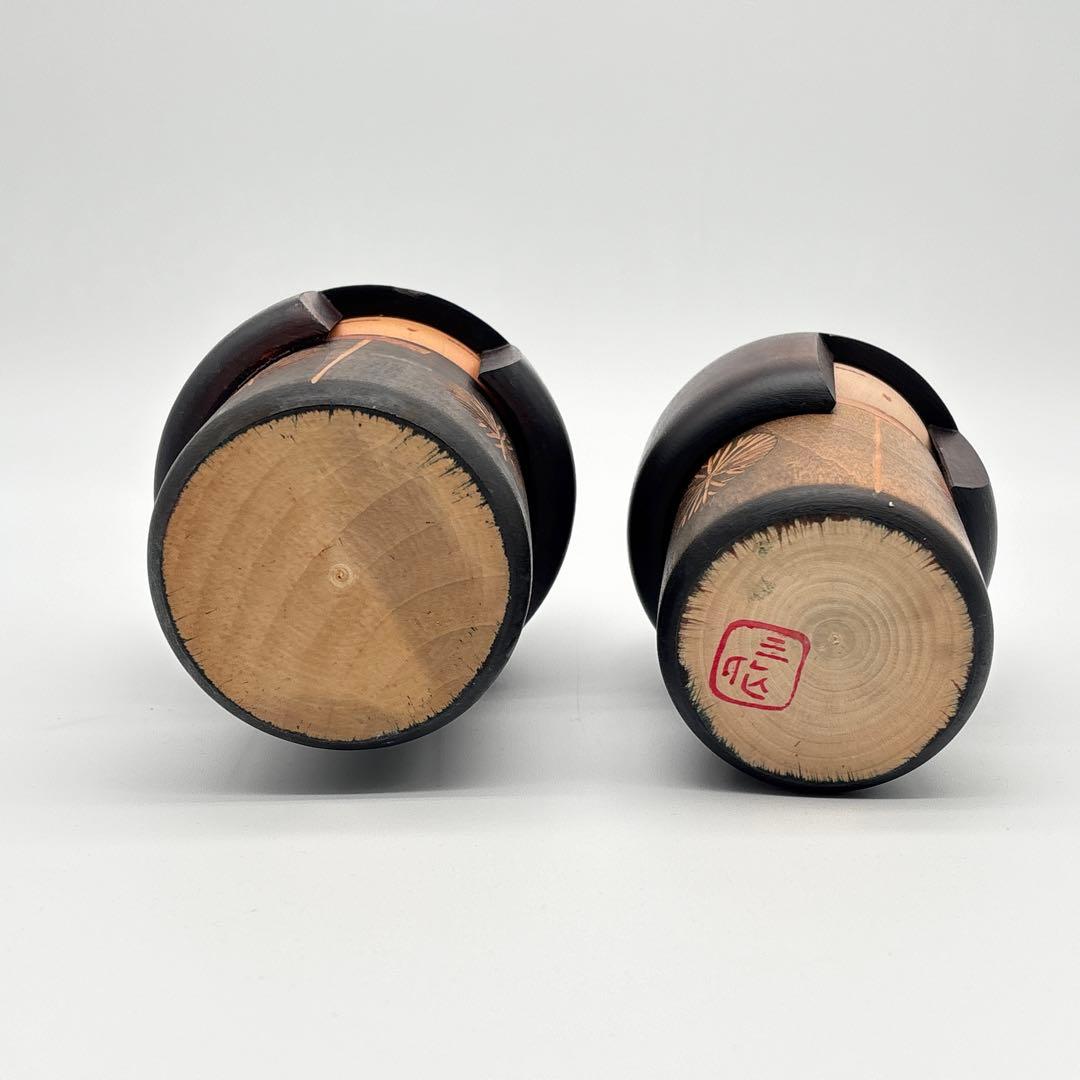 こけし 関口三作 童女 Japanese Kokeshi Doll Pair - メルカリ