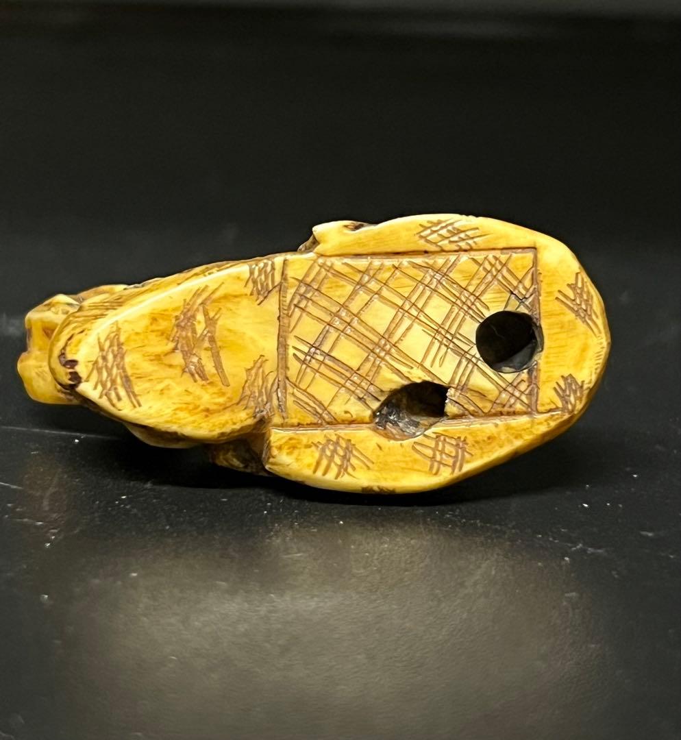 根付，時代物 重さ：15g アウトレット 価格 通販