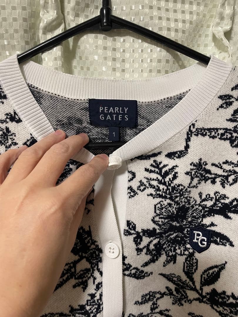 PEARLY GATES 花柄セーター サイズ1