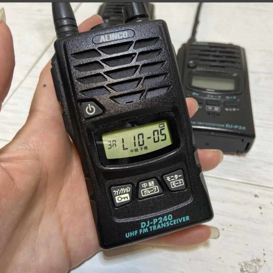 アルインコ ALINCO ⭐️トランシーバー 5台DJ-P240 ジャンクあり