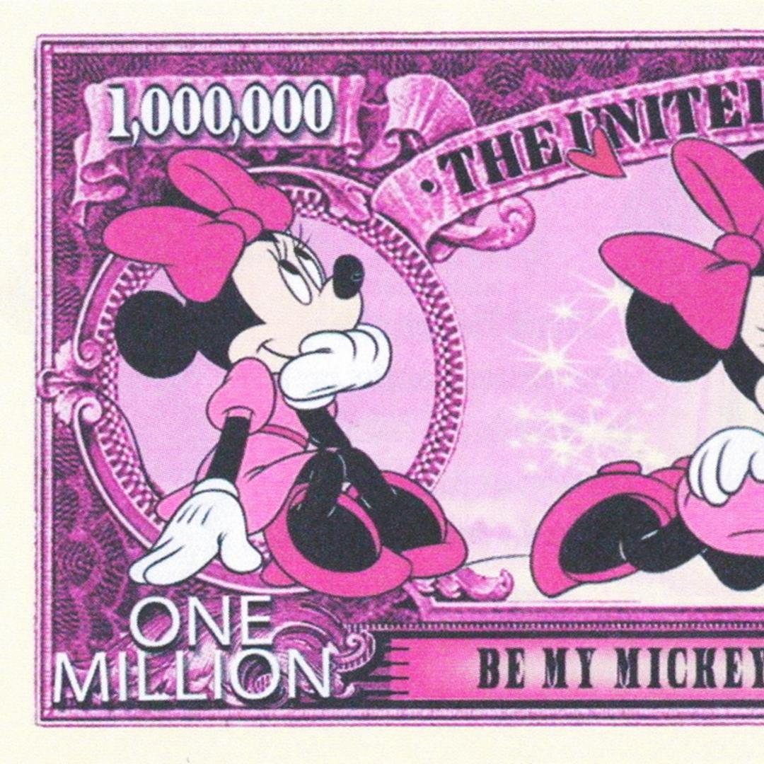【ディズニー】ミニーマウス　ノベルティ　ドル紙幣