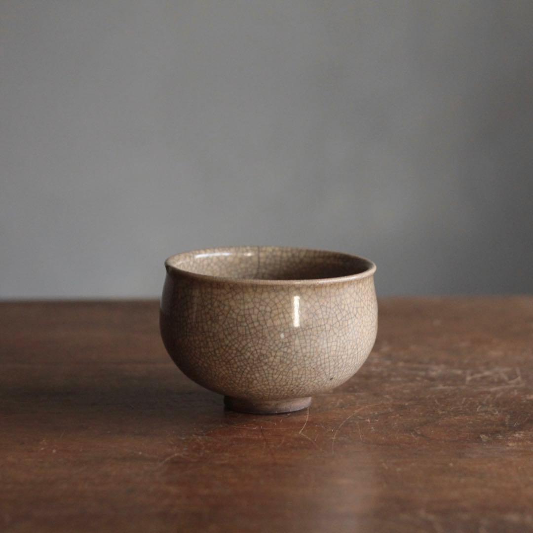京焼 貫入 茶碗 茶道具 古美術 古道具 アンティーク