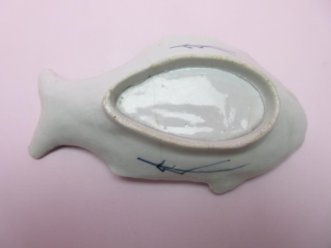 江戸中期頃 古伊万里 魚形 向付 5客 TN79 70724