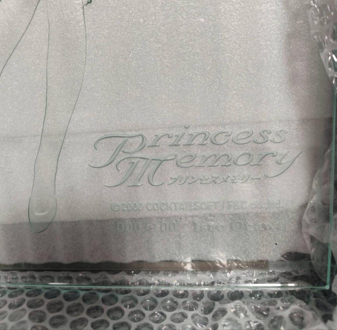 プリンセスメモリーガラス彫刻と彫刻ミラー 試作品(非売品)