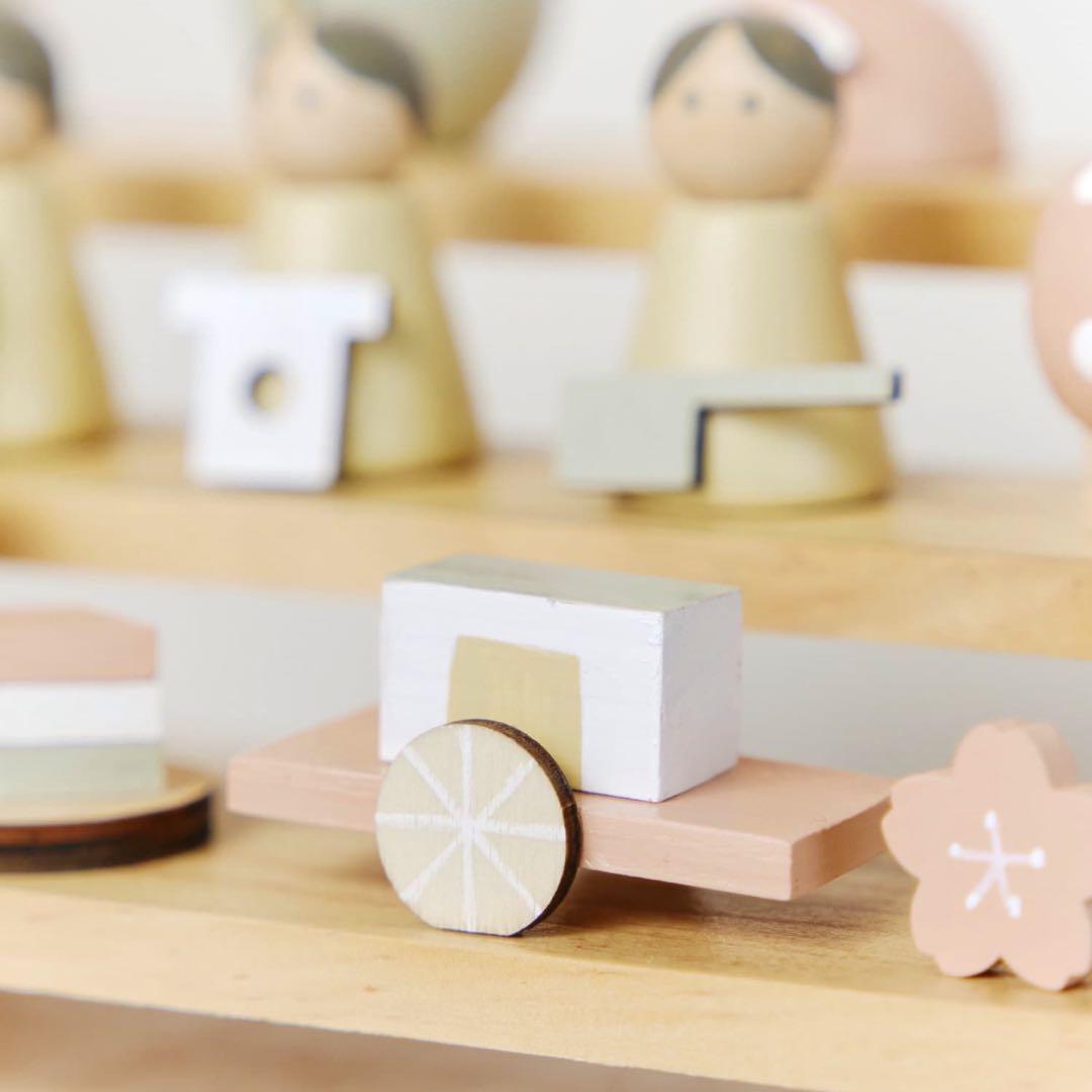 サリュ ＊ ひなまつり 完売品【収納できる雛人形セット】