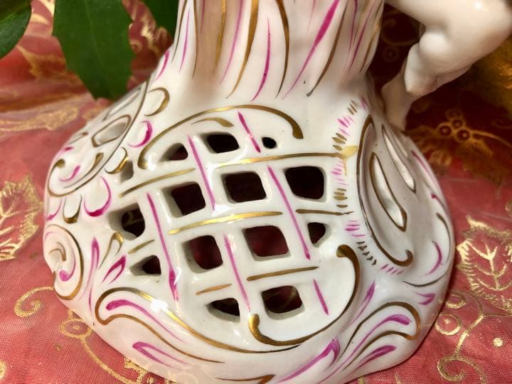 ☆X´mas ヘレンド☆エンジェル天使のキャンドルスタンド☆透かし