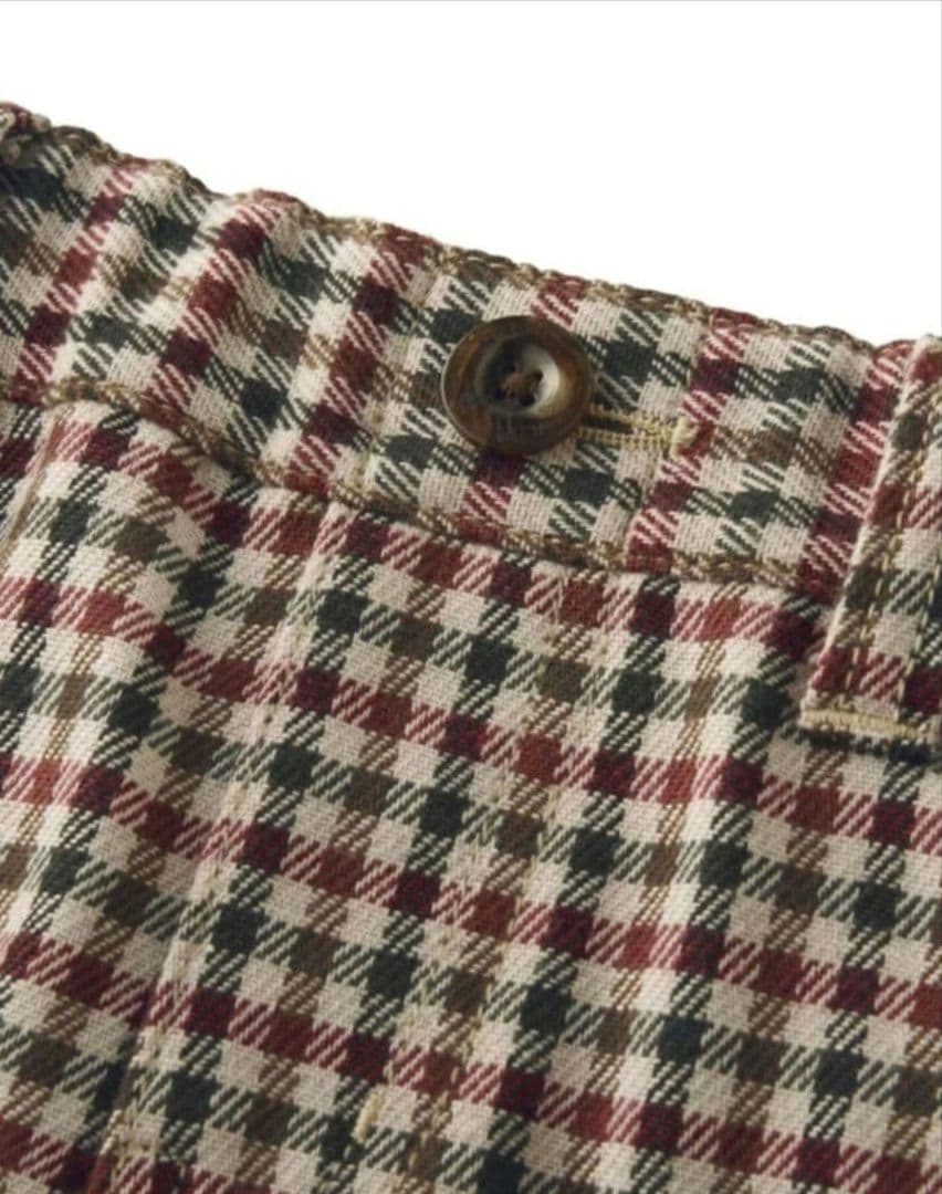 新品未使用タグ付き☆ミキハウス チェック柄パンツ 110サイズ