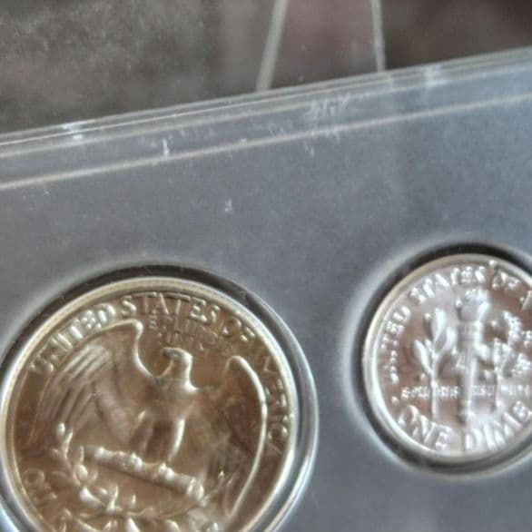 アメリカ6種コイン 旧硬貨 ケース付