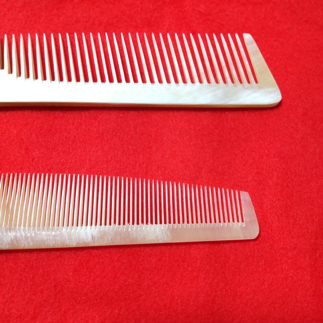 理容、美容櫛水牛 櫛修正具付きです❗️2本組 水牛の角