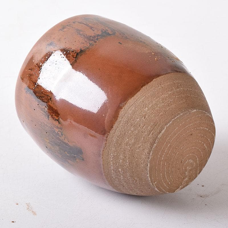 茶道具 京焼 平安 森岡嘉祥造 高取釉 茶入 仕覆付 共箱 V 7682 - メルカリ