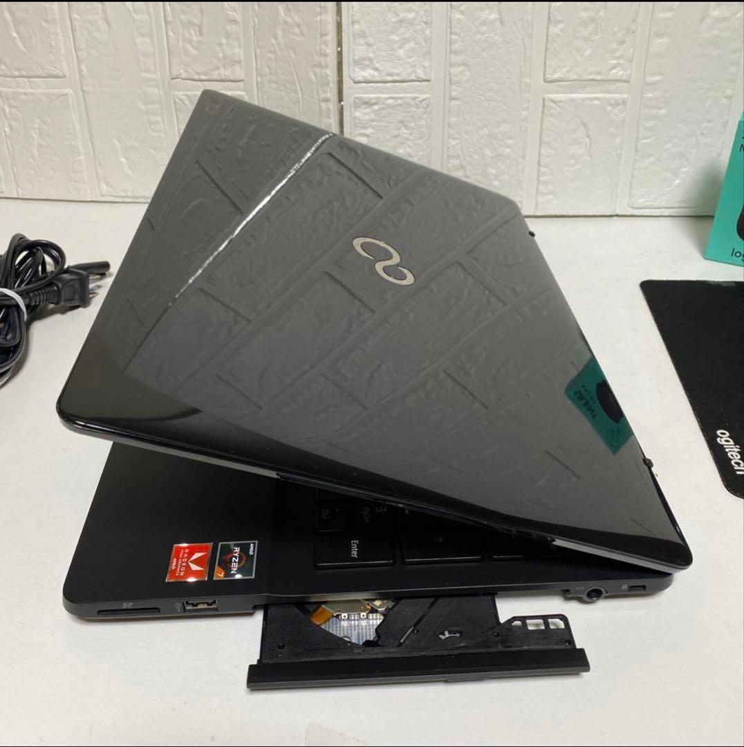 Windows11 オフィス付きRYZEN7 SSD256GB 富士通ノートPC - メルカリ