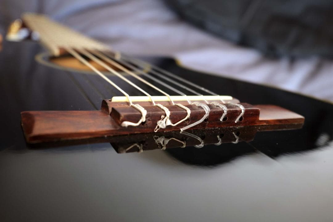 Master Graft BK ミニエレアコ ガットギター ペグGOTOH交換