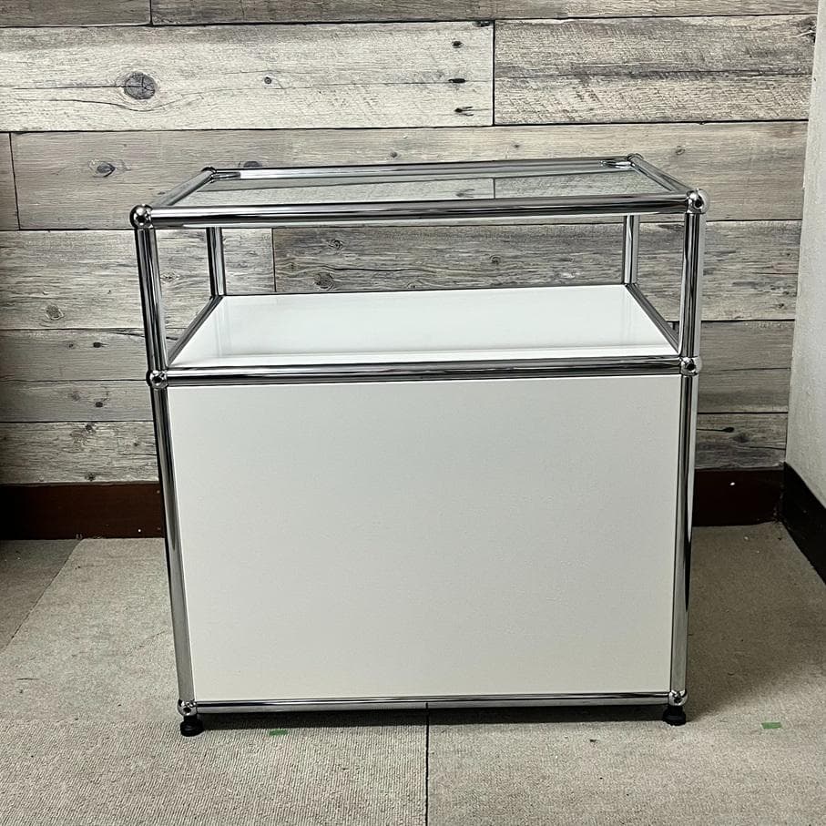 カルピス 様専用USMハラー 1列3段 鍵付キャビDD/DD 色：白