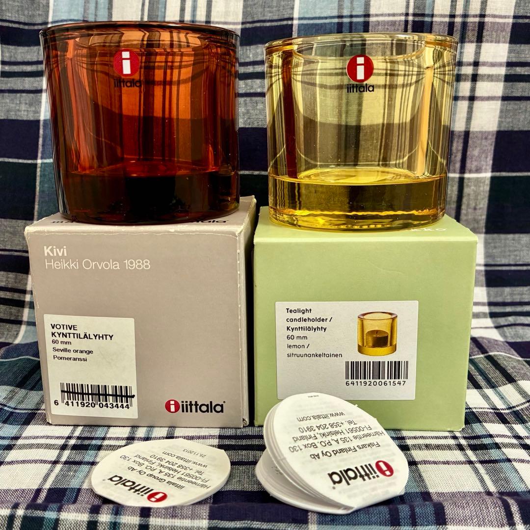  × marimekko キャンドルホルダー kivi 2個　キビ 楽天市場】イッタラ キャンドルホルダー キビ iittala Kivi marimekko