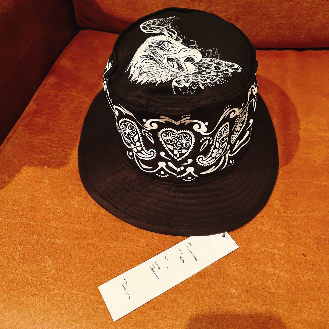 CHALLENGER BANDANA HAT BLACK