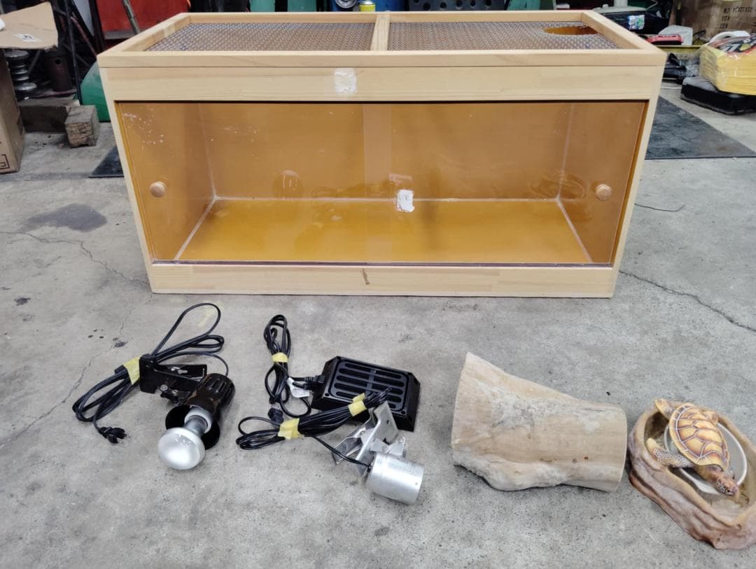 ト*ロ様 爬虫類、小動物用ケース＆ライト・ヒーターなど　900x45x46　コル Amazon | Chengshuang レプタイルボックス アクリル素材