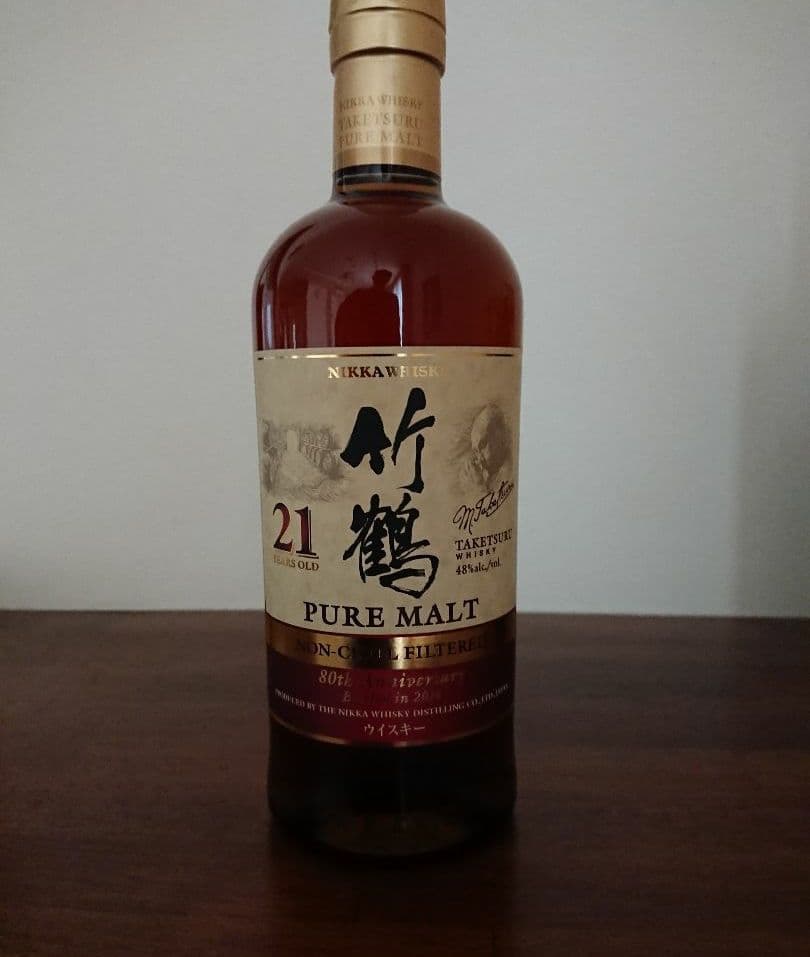 竹鶴21年ノンチルフィルタード 楽天市場】竹鶴21年ピュアモルト ノンチルフィルタード48%700ml