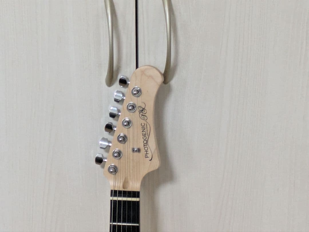 Photogenic エレキギター ホワイト ジャック線+ソフトケース付