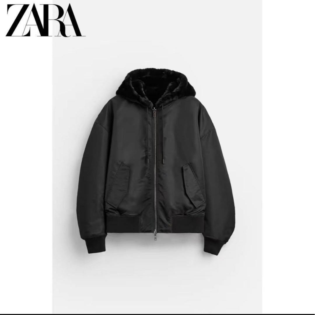 ザラ ZARA リバーシブルボンバージャケット メンズ JPN - メルカリ