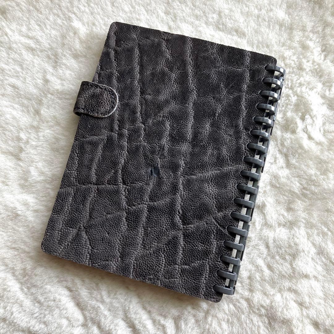 象革 エレファントレザー A6リング開閉式ノート ＋ 消しゴムケース