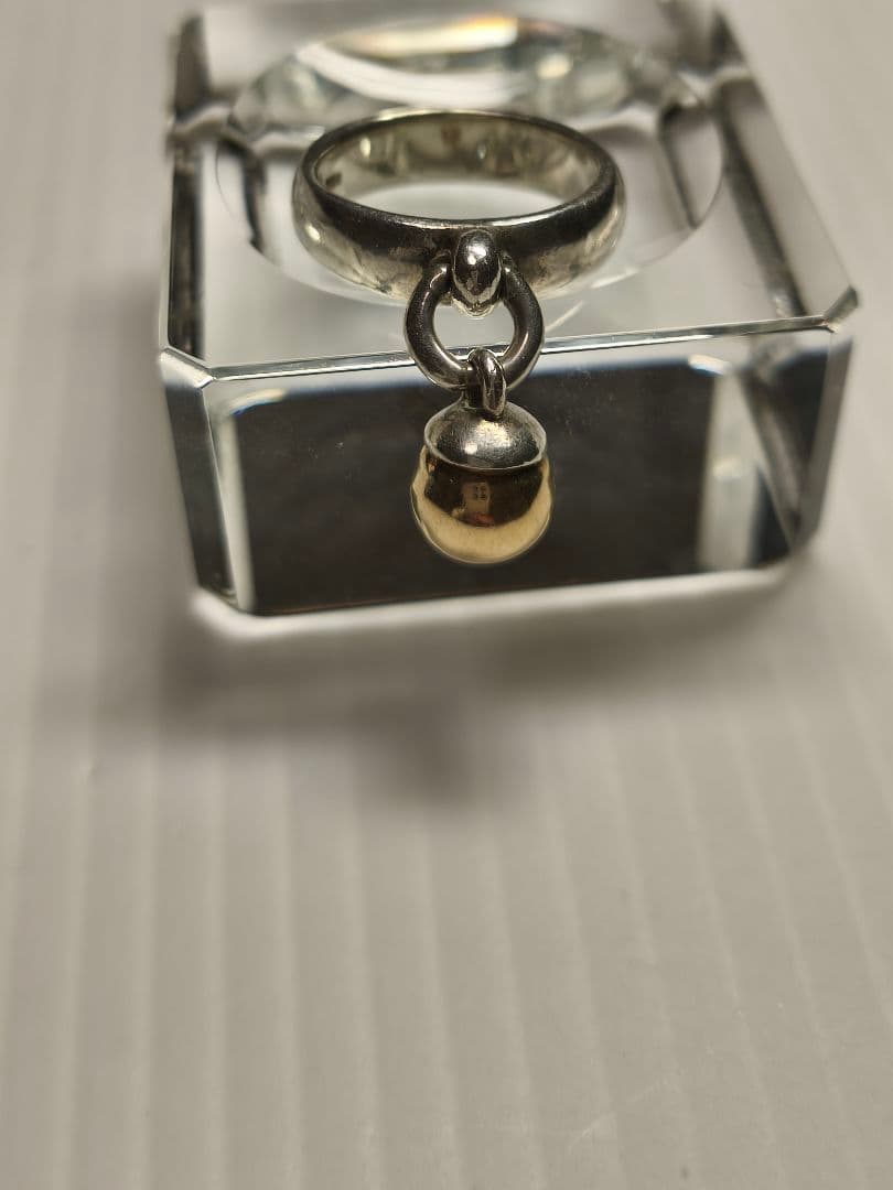 Tiffany & Co. ボールチャームリング　8号　925 750