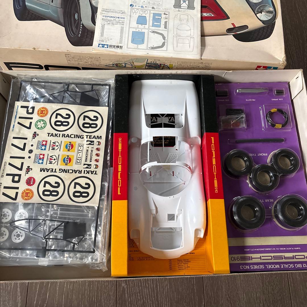 初版かも？小鹿の田宮！1/12 TAMIYA ポルシェ910カレラ