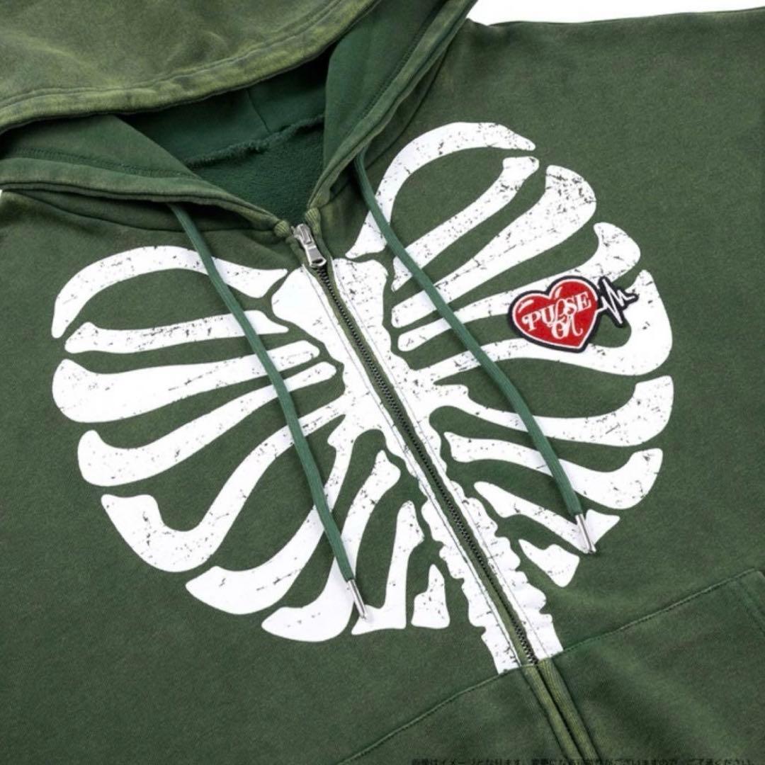 treasure フーディー パーカー PULSE ON TREASURE pulse on ジップ