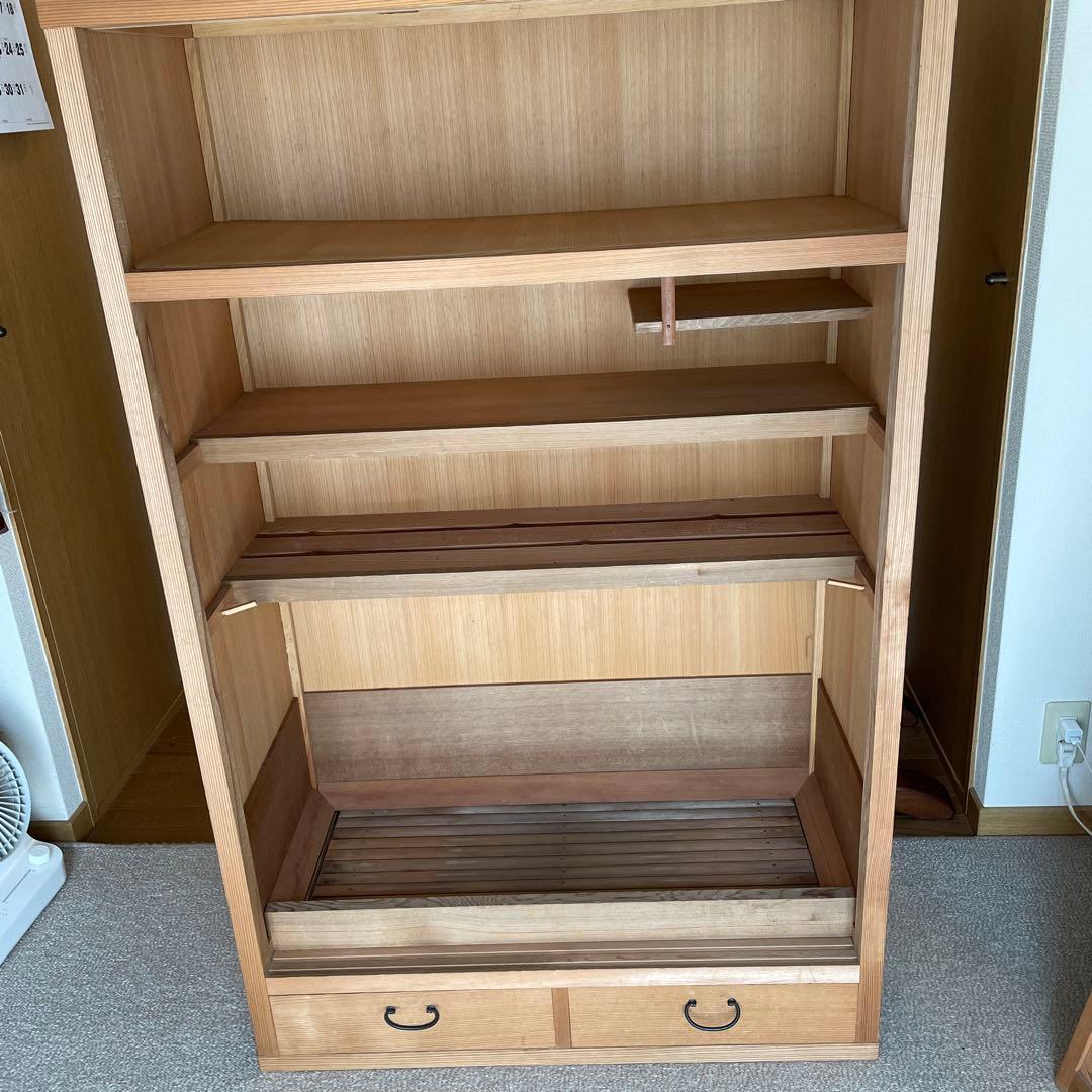 ♦︎【 伝統工芸❤️置き水屋】茶道具 置水屋 水屋箪笥 網代引戸