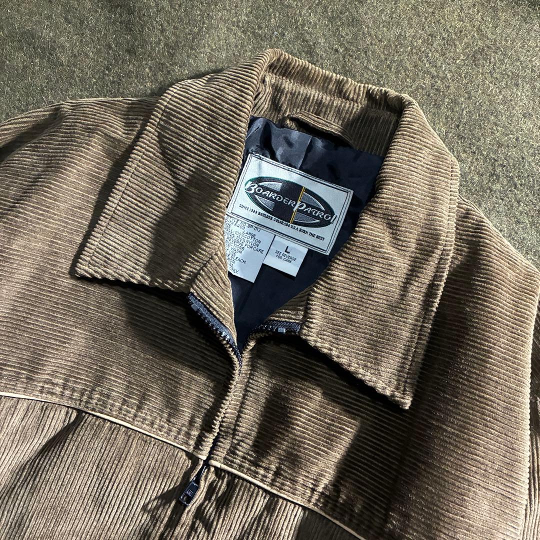 90s BOARDER PATROL コーデュロイ ジップジャケット L