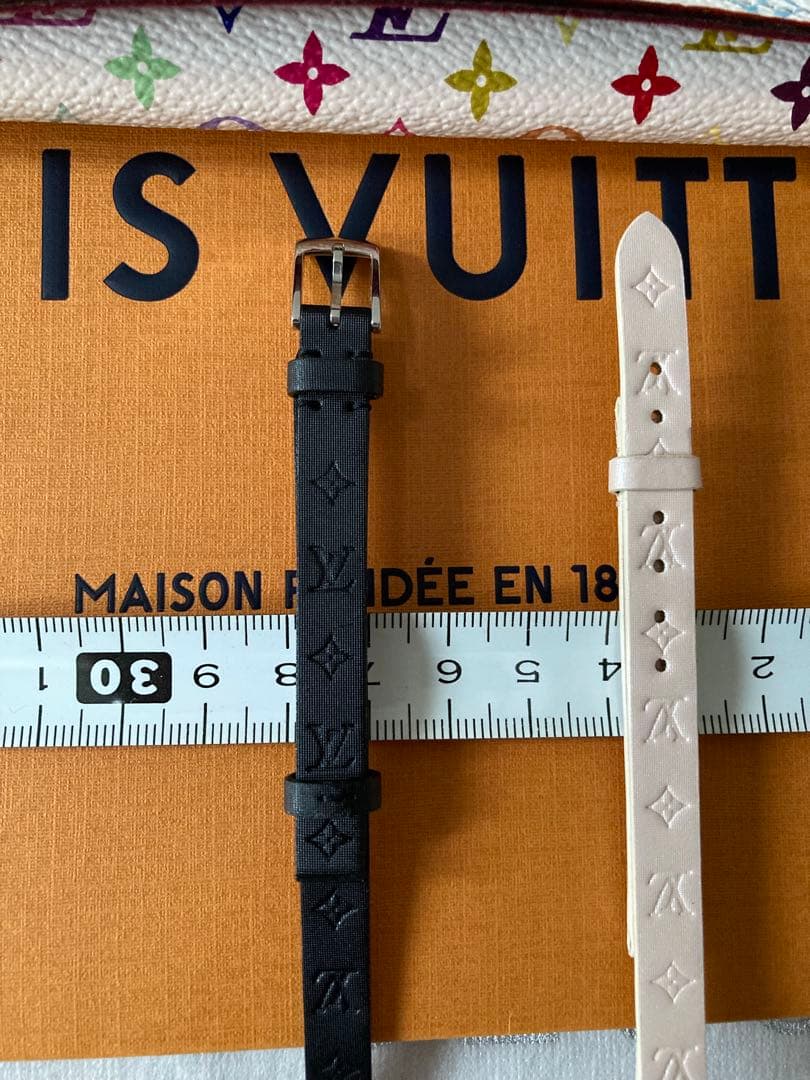 ⭐️未使用❗️ルイ・ヴィトン 腕時計ビジュの レザーサテンベルト 2本