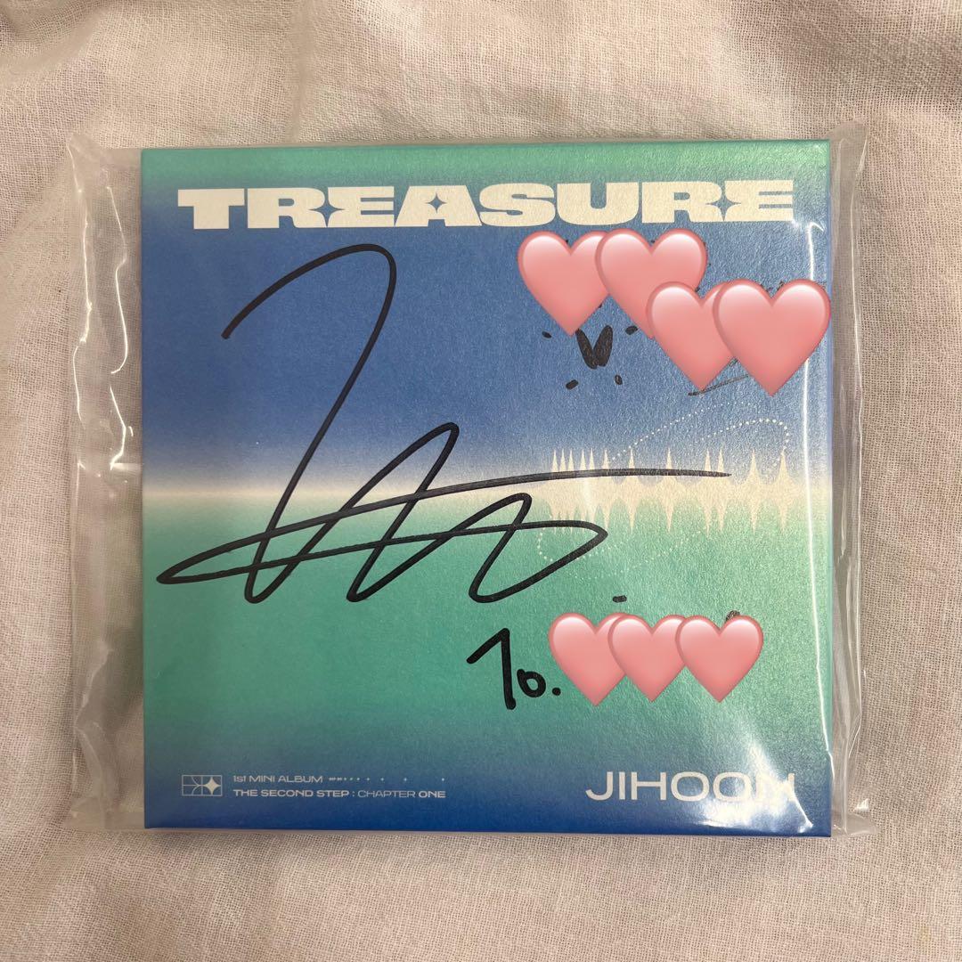 treasure jihoon ジフン 直筆サイン チェキ