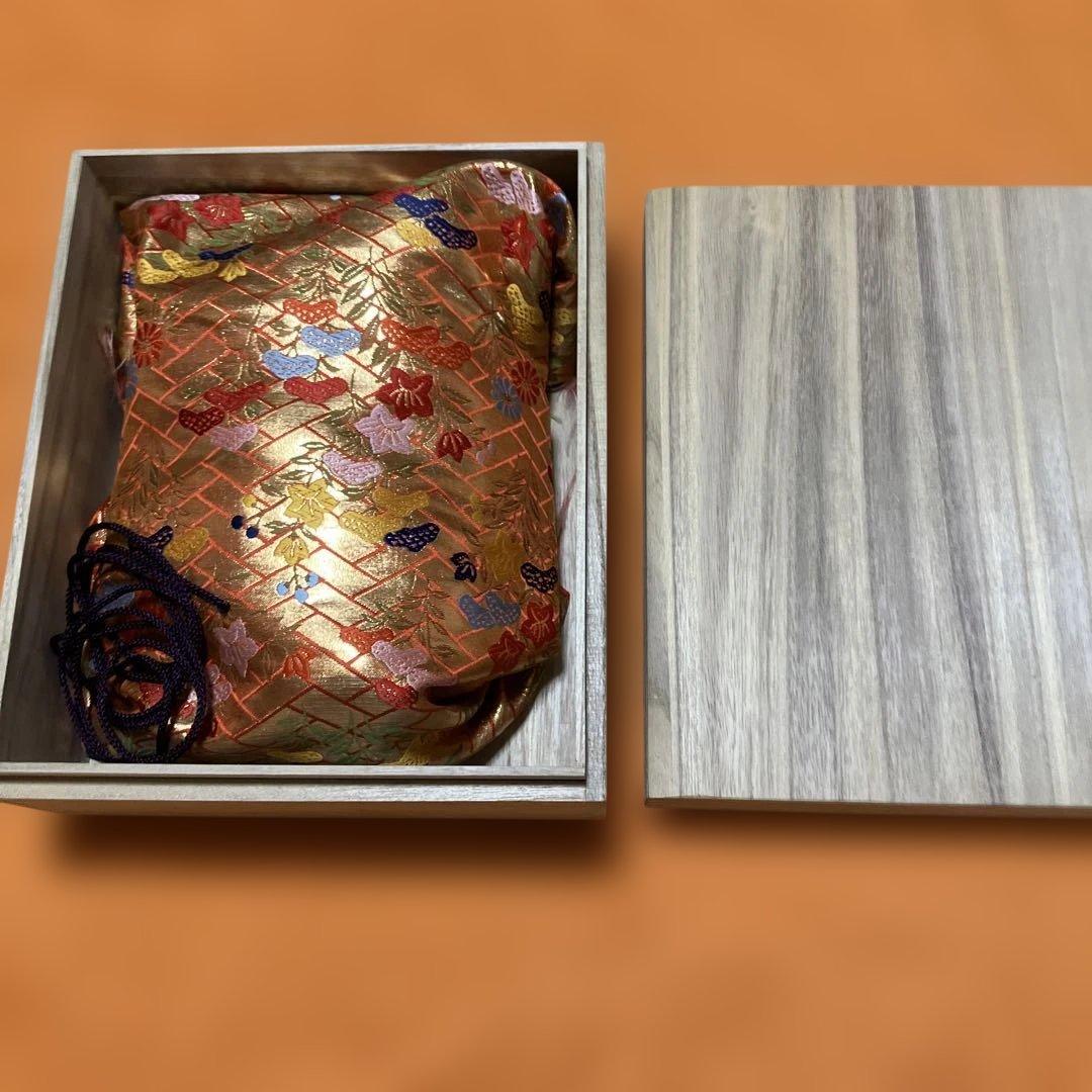 能面 雷 かみなり 木彫り 手彫り 桐箱