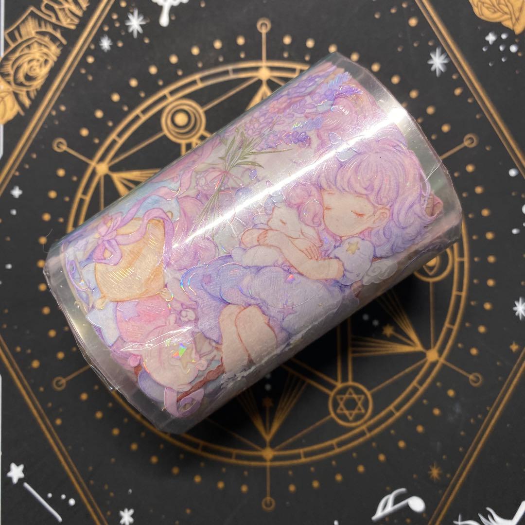 8617】海外 マステ 3/5/巻売り 貝殻光マスキングテープ お花系 【8649