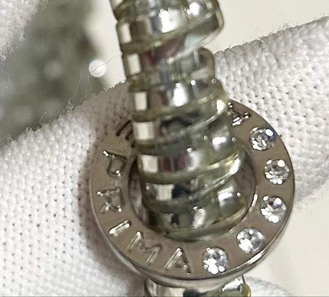 【美品】アンテプリマ ワイヤーバッグ シルバー ラウンド 横型