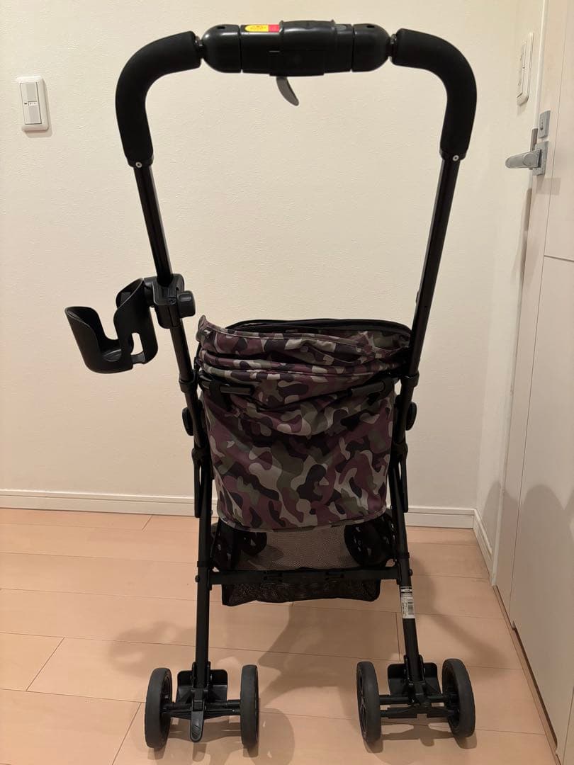 コンビ コムペット ミリミリライトα アルファ グリーンカモ ペットカート