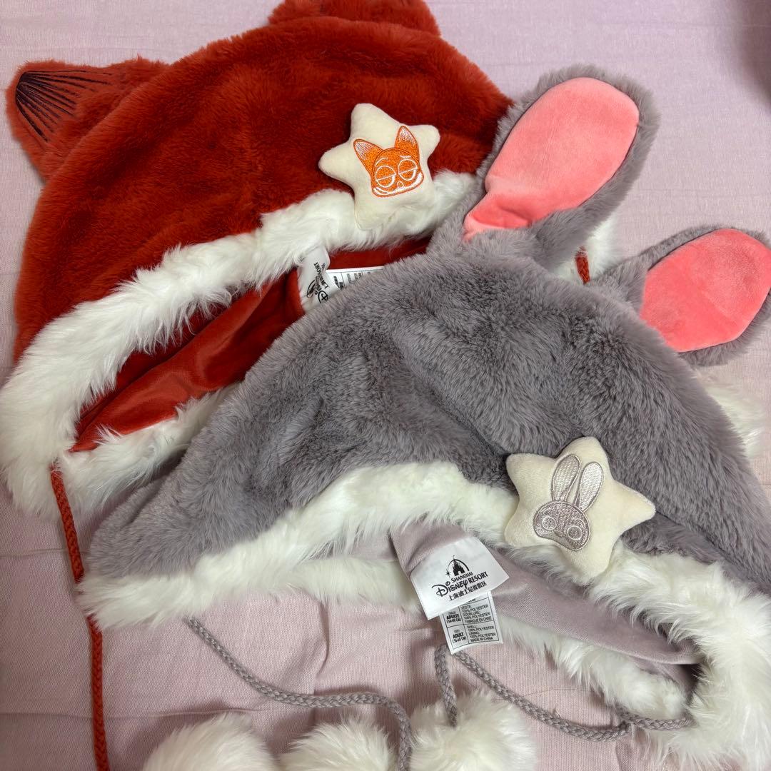 上海ディズニー ファンキャップ ズートピア ニック ジュディ - メルカリ