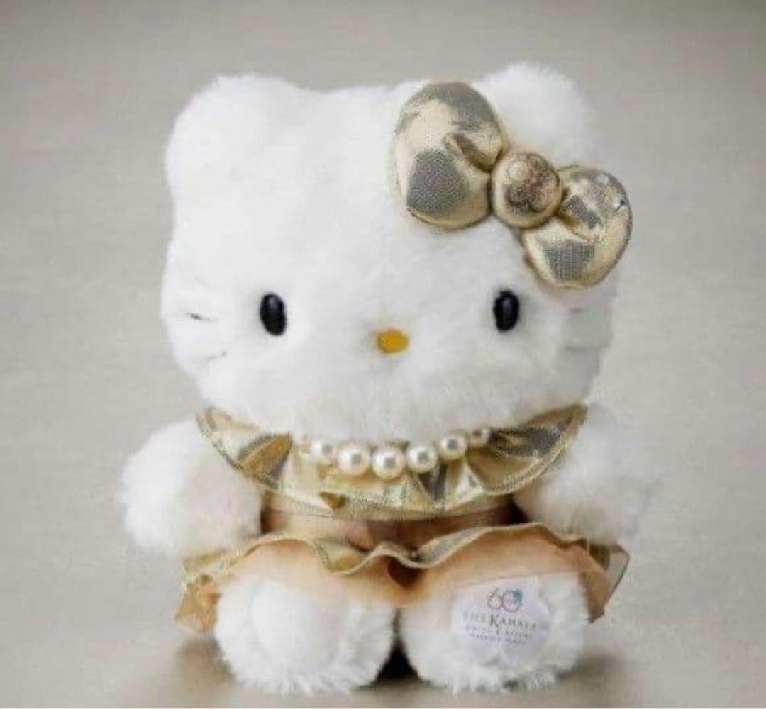 エクシブ カハラホテル 日焼けキティ ゴールドドレスキティ ぬいぐるみ セット